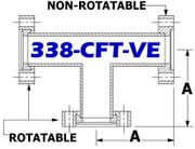 Tee, 3.38" OD Conflat 338-CFT-VE