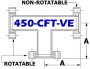 Tee, 4.50" OD Conflat 450 - CFT - VE - Chemtech Scientific Incorporated