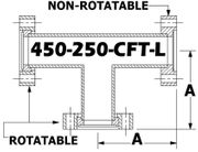 Tee, 4.50" OD Conflat (Long) 450-250-CFT-L