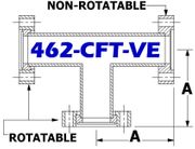 Tee, 4.62" OD Conflat 462-CFT-VE