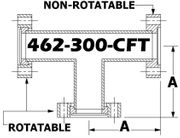 Tee, 4.62" OD Conflat 462 - 300 - CFT - Chemtech Scientific Incorporated