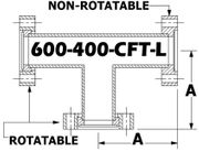 Tee, 6.00" OD Conflat (Long) 600 - 400 - CFT - L - Chemtech Scientific Incorporated
