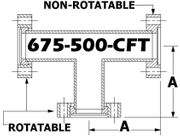 Tee, 6.75" OD Conflat 675 - 500 - CFT - Chemtech Scientific Incorporated