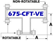 Tee, 6.75" OD Conflat 675-CFT-VE