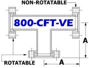 Tee, 8.00" OD Conflat 800 - CFT - VE - Chemtech Scientific Incorporated