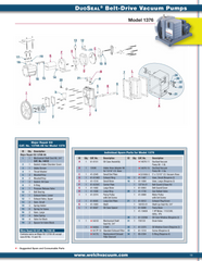 Welch 1376K-06 MAJOR REPAIR KIT, for 1376 Vacuum Pump - Chemtech Scientific