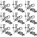 6 to 12 Ports / Stations