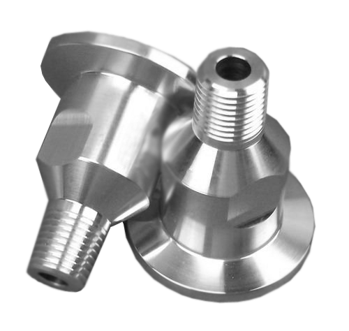 NW25 X .125" Male National Pipe Tap (MNPT), Aluminum (1/8" NPT) - Chemtech Scientific