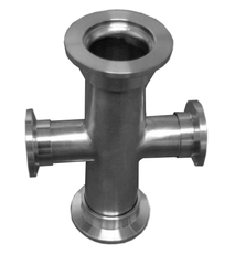 NW25 X NW25 X NW40 X NW40 Adapter Cross 304 Stainless Steel - Chemtech Scientific