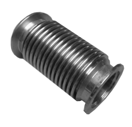 NW40 X 04" Bellows Hose Fitting .009 Wall Thickness 304 Stainless Steel