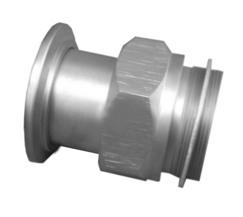 NW40 X 1.75" FINE THREAD Adapter Welch Pumps 304 Stainless Steel