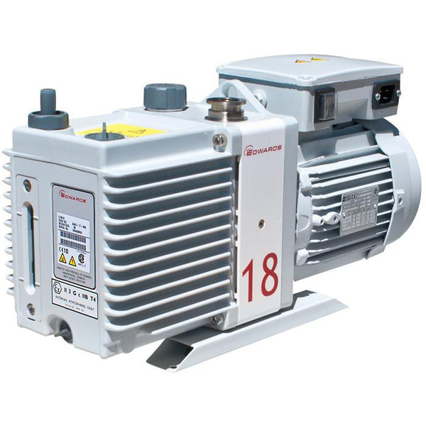 Edwards E1M18 Vacuum Pump, 115/200-230V, 1-ph, 50/60Hz with IEC60320 connector, factory set to 230V A34317984
