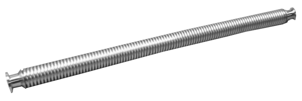 NW16 X 20" Bellows Hose Fitting .006 Wall Thickness 304 Stainless Steel
