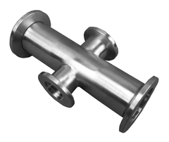 NW16 X NW16 X NW25 X NW25 304 Stainless Steel Adaptive Cross 304 Stainless Steel - Chemtech Scientific
