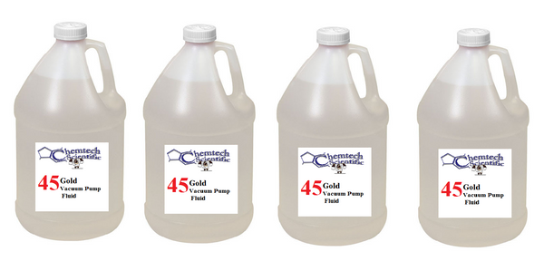 CS 45 Gold Vacuum Fluid Case of four, 4 liter bottles