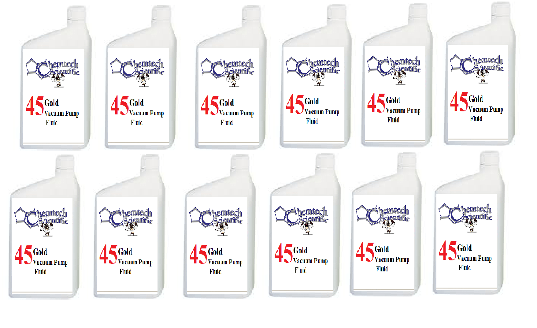 CS 45 Gold Vacuum Fluid Case of 12 - 1 liter bottles - Chemtech Scientific Incorporated