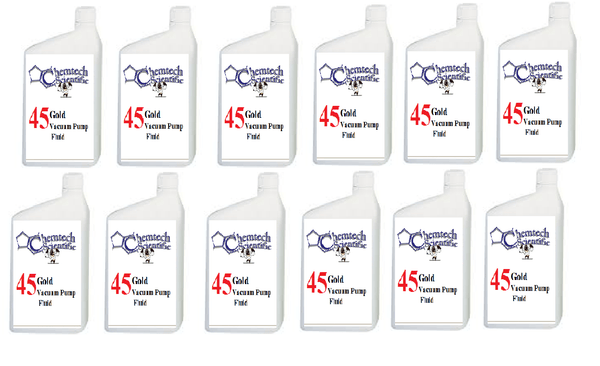 CS 45 Gold Vacuum Fluid Case of 12 - 1 liter bottles