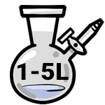 Drying or reaction flash up to 5 liters