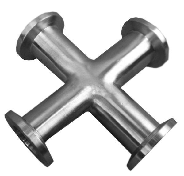 NW16 X NW16 X NW16 X NW16 304 Stainless Steel Cross - Chemtech Scientific Incorporated