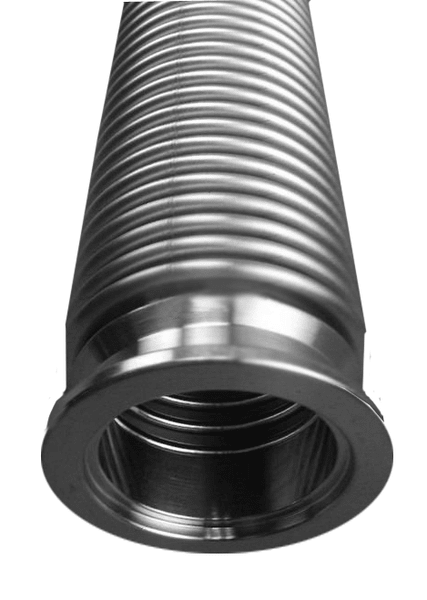 NW40 X 40" Bellows Hose Fitting .009 Wall Thickness 304 Stainless Steel - Chemtech Scientific Incorporated