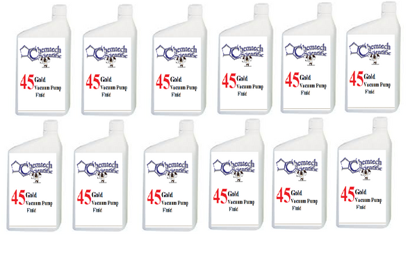 CS 45 Gold Vacuum Fluid Case of 12 - 1 liter bottles