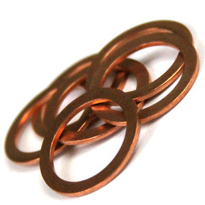 Sealing Ring, Copper, 13.16 x 10.4 x 0.8 mm, 300090