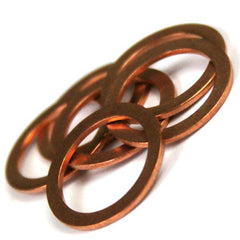 Sealing Ring, Copper, 13.16 x 10.4 x 0.8 mm, 300090