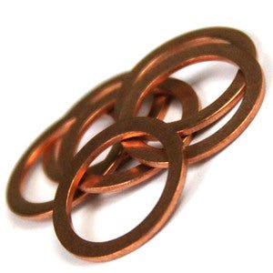 Sealing Ring, Copper, 25.75 x 21.2 x 1.4 mm, 300089