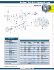 Welch 1376K - 05, MINOR REPAIR KIT, for 1376 Vacuum Pump - Chemtech Scientific Incorporated