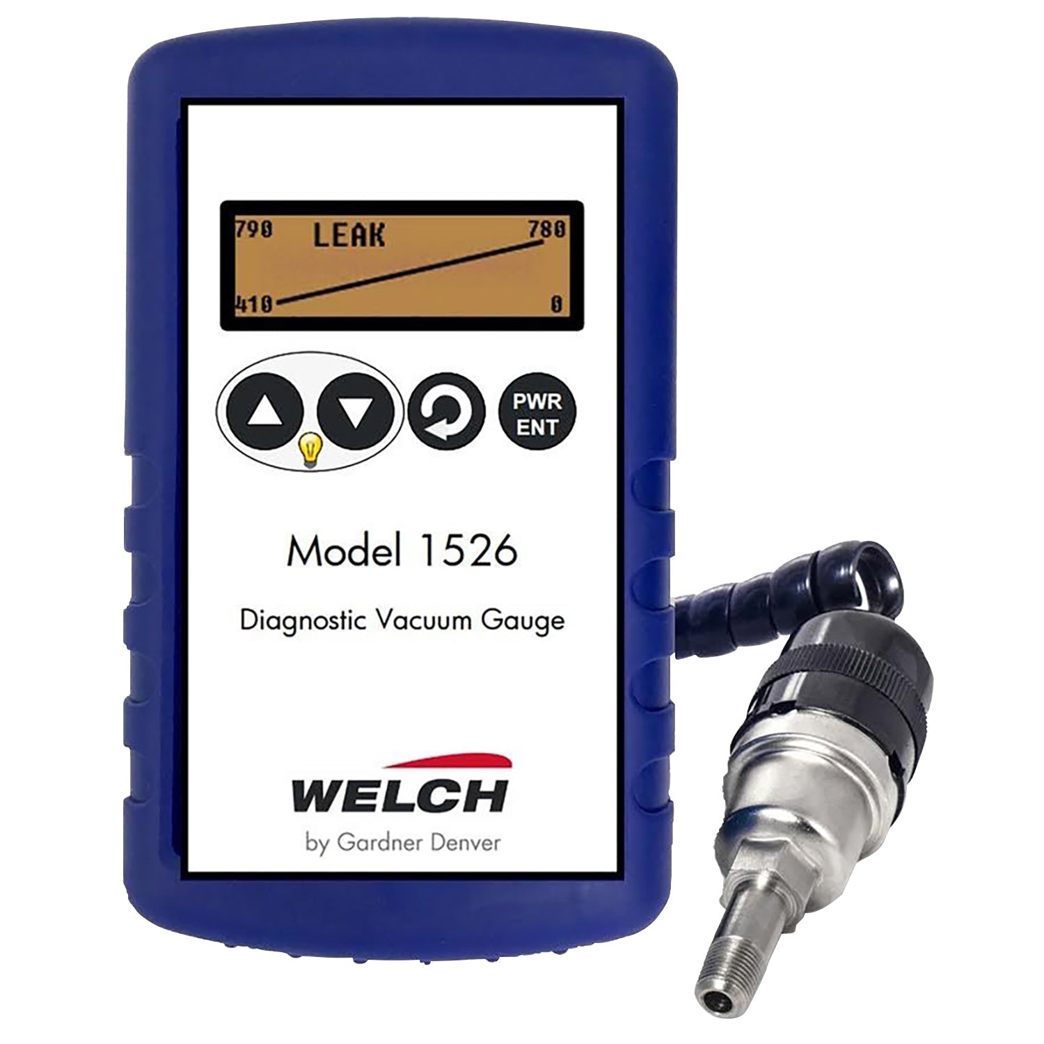 Welch 1526K - 10, Vacuum Gauge, millitorr, battery operated - Chemtech Scientific Incorporated